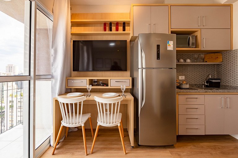 Studio Design na Vila Olímpia: Lazer e Praticidade