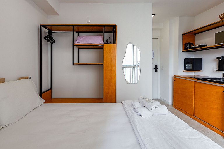 Studio para Alugar na Bela Vista - 2 Pessoas, 500m Paulista