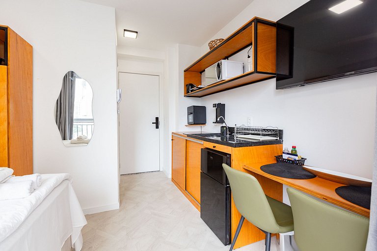 Studio para Alugar na Bela Vista - 2 Pessoas, 500m Paulista