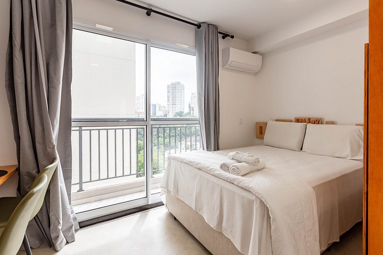 Studio para Alugar na Bela Vista - 2 Pessoas, 500m Paulista