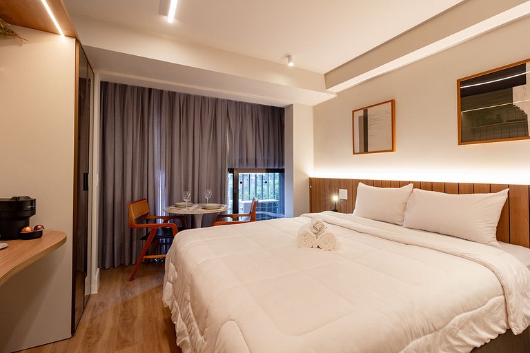 Studio em Perdizes com Cama Queen e Wi‑Fi Rápido