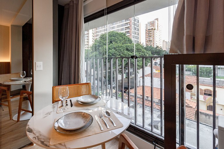 Studio em Perdizes com Cama Queen e Wi‑Fi Rápido
