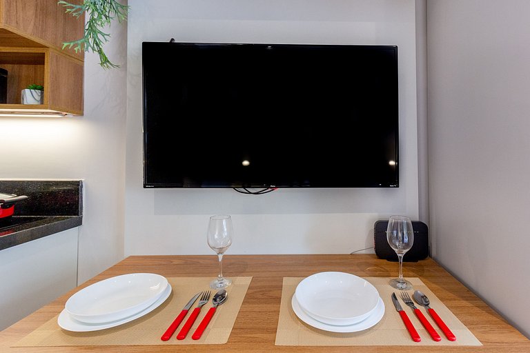 Studio moderno no Limited Pinheiros
