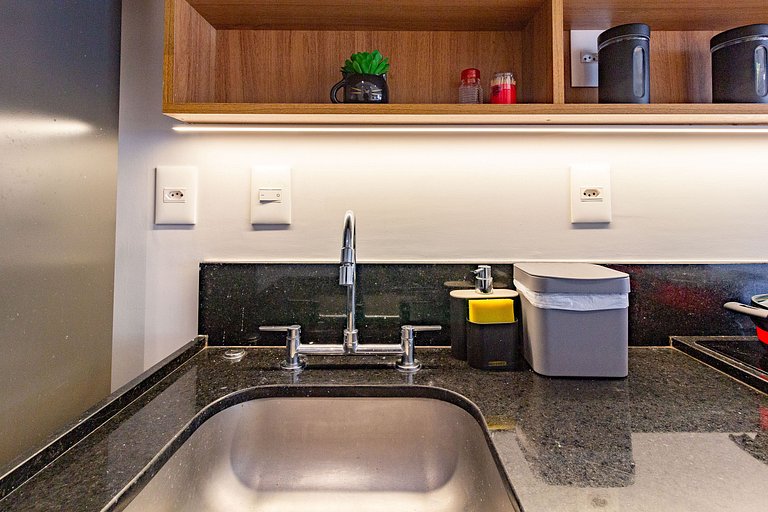 Studio moderno no Limited Pinheiros