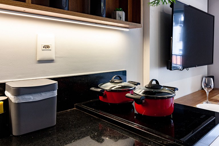 Studio moderno no Limited Pinheiros