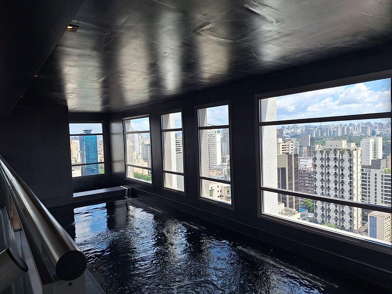 Espaço único: Apt luxuoso c/ cama queen em Moema