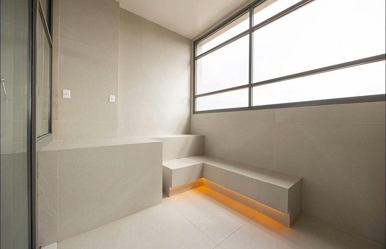 Espaço único: Apt luxuoso c/ cama queen em Moema