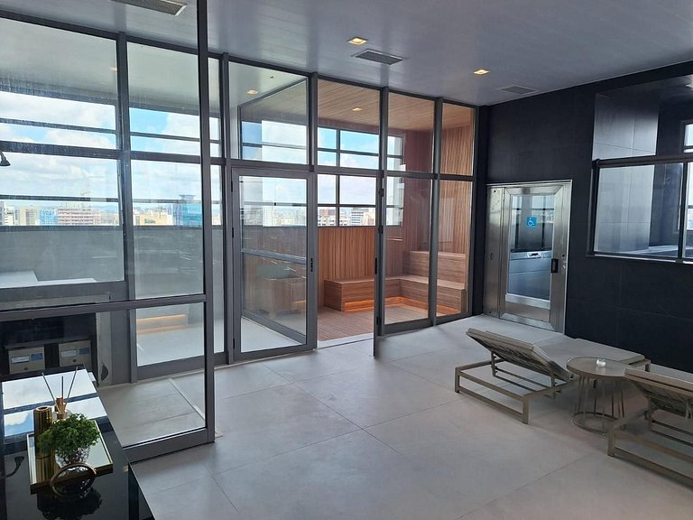 Espaço único: Apt luxuoso c/ cama queen em Moema