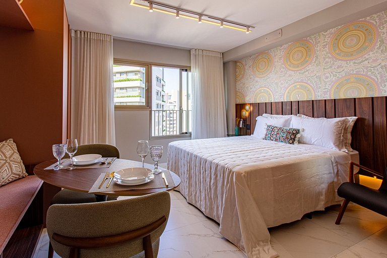 Apto 5 estrelas em Moema com lazer completo