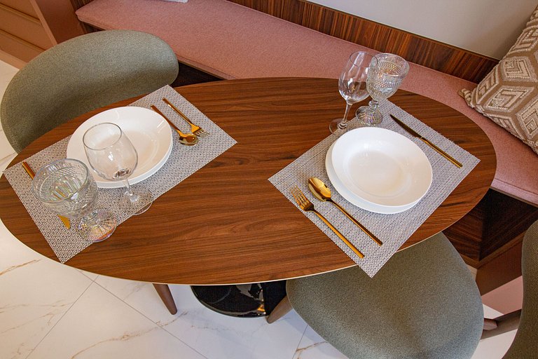 Apto 5 estrelas em Moema com lazer completo