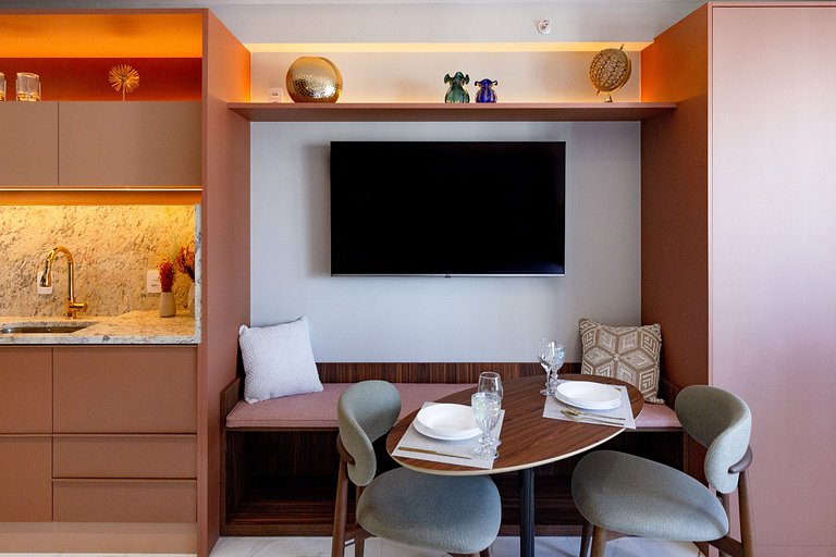 Apto 5 estrelas em Moema com lazer completo