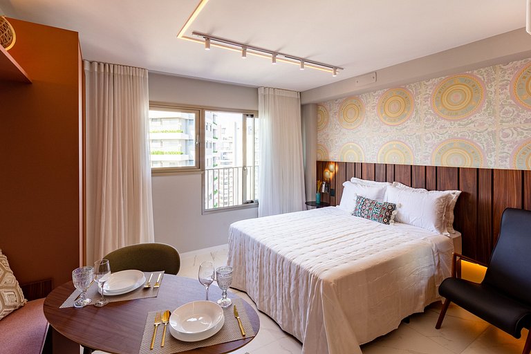 Apto 5 estrelas em Moema com lazer completo