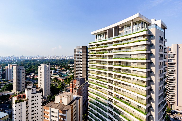 Apto 5 estrelas em Moema com lazer completo