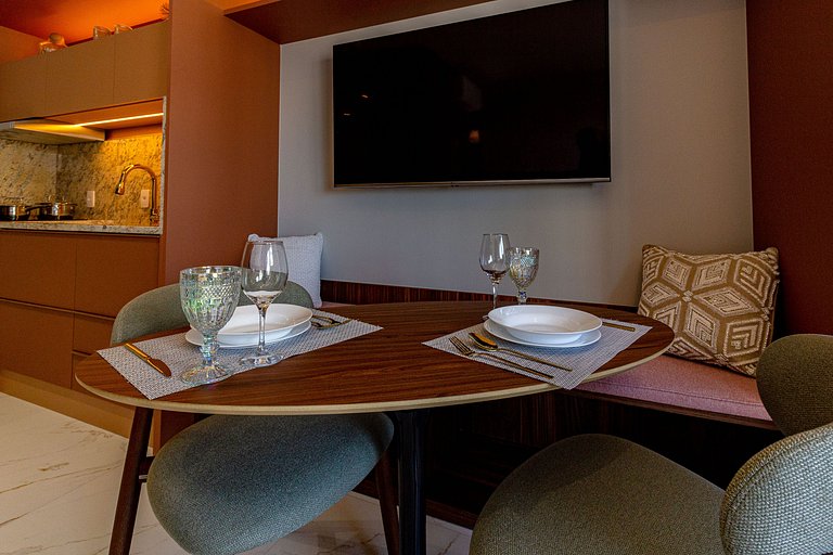 Apto 5 estrelas em Moema com lazer completo