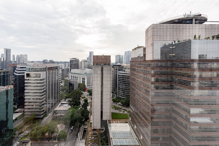 Apto Vila Olímpia c/ Piscina, Coworking e Vista