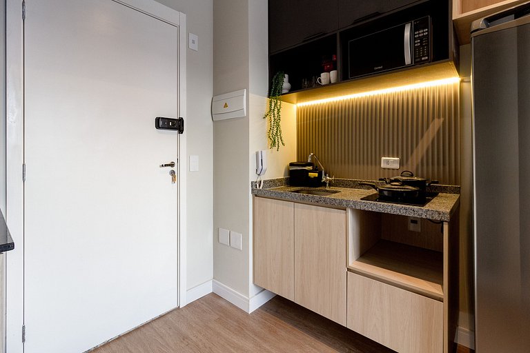 Apto Vila Olímpia c/ Piscina, Coworking e Vista