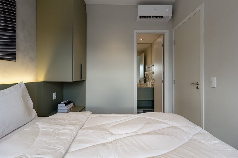 Apto Vila Olímpia c/ Piscina, Coworking e Vista