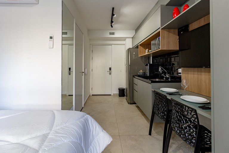 Apto studios completo e próximo ao Ibirapuera