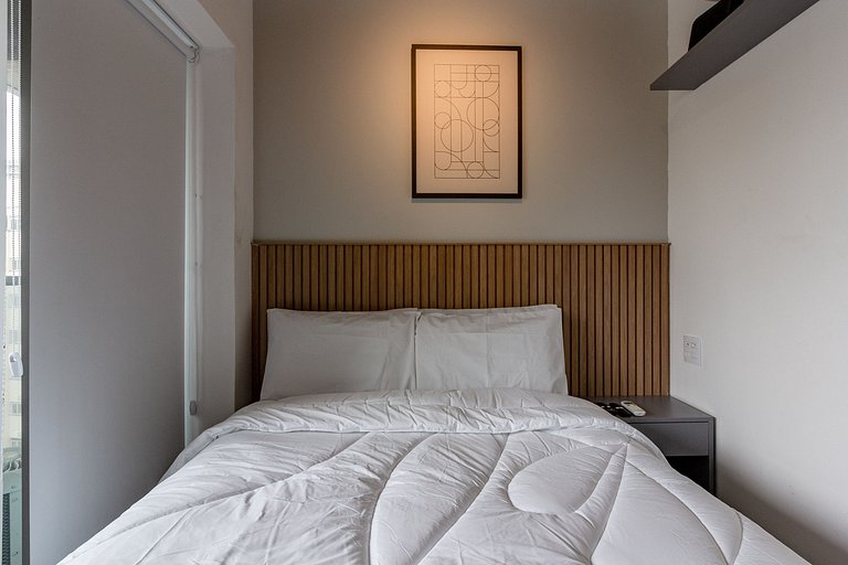 Encanto e charme: Apt moderno próximo da Paulista