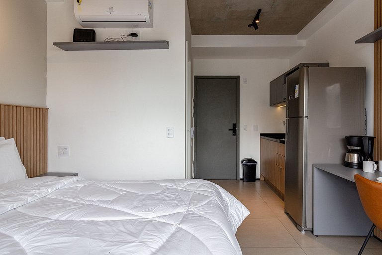 Encanto e charme: Apt moderno próximo da Paulista
