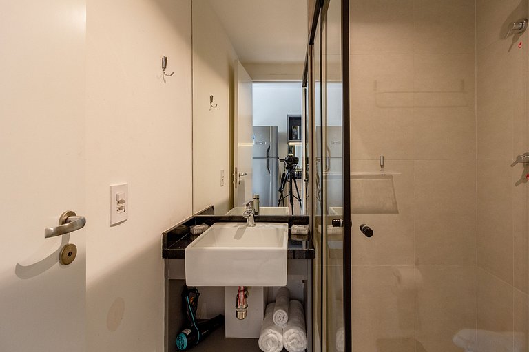 Encanto e charme: Apt moderno próximo da Paulista
