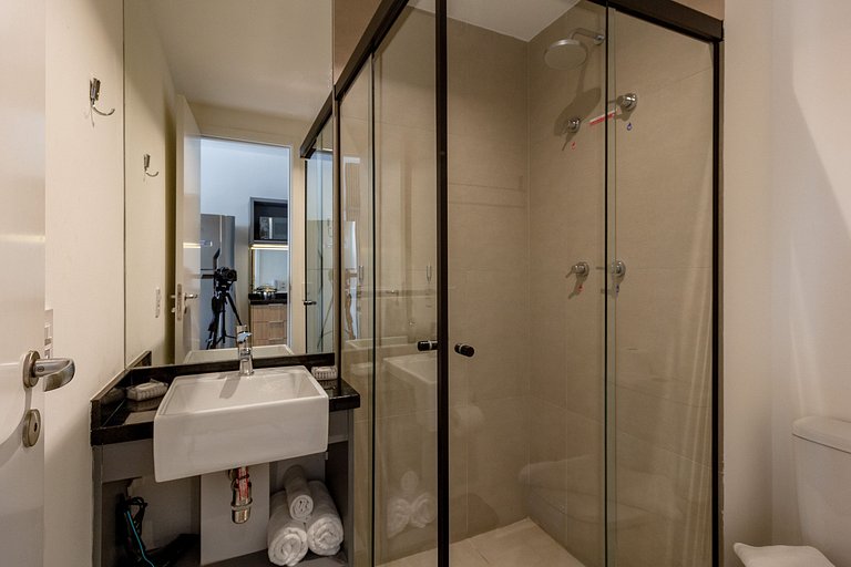 Encanto e charme: Apt moderno próximo da Paulista