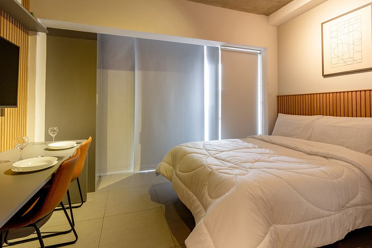 Encanto e charme: Apt moderno próximo da Paulista
