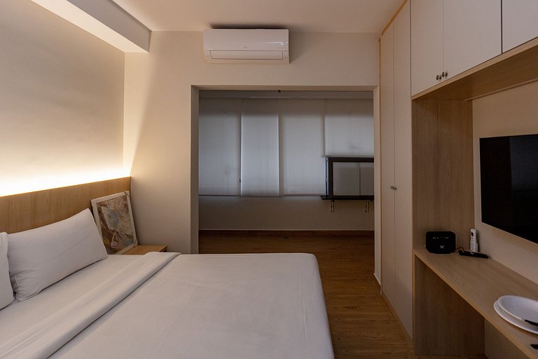 Apt completo e moderno c/ WiFi na Vila Clementino
