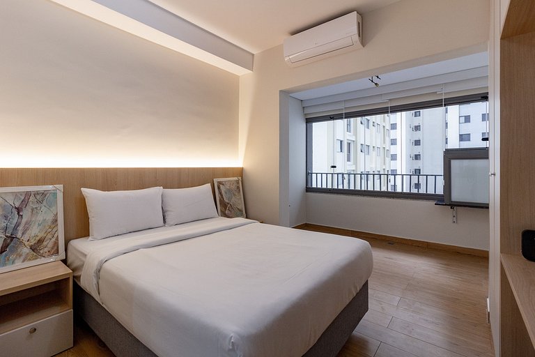 Apt completo e moderno c/ WiFi na Vila Clementino