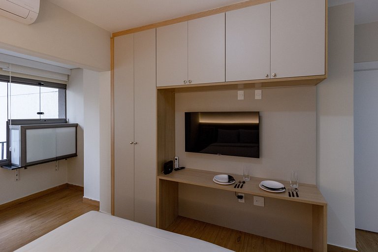Apt completo e moderno c/ WiFi na Vila Clementino