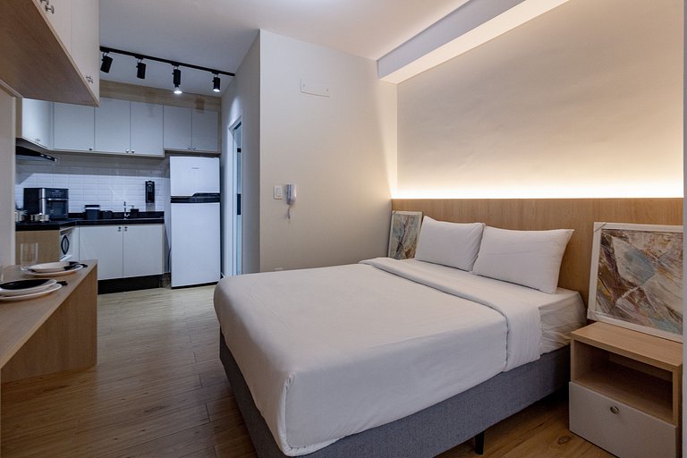 Apt completo e moderno c/ WiFi na Vila Clementino