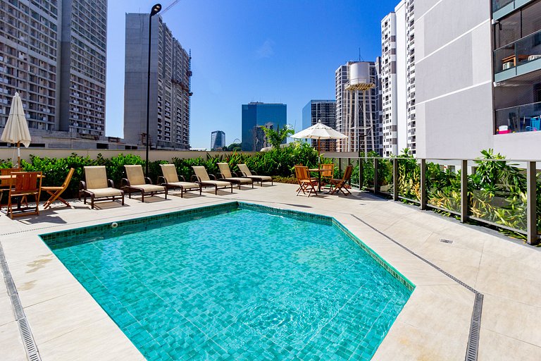 Studio Premium no Rio c/ Varanda