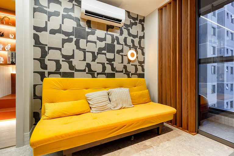 Ap deluxe de 2 dorms c/ varanda e vaga de garagem