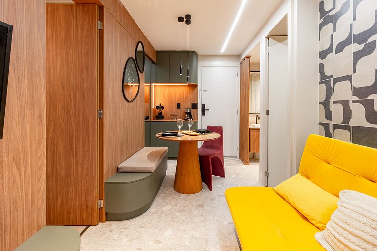 Ap deluxe de 2 dorms c/ varanda e vaga de garagem