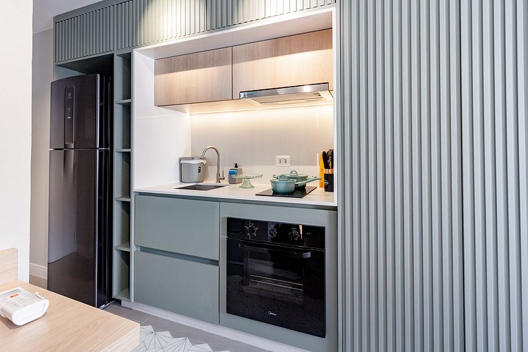 Studio Moderno em Moema com Vista da Cidade