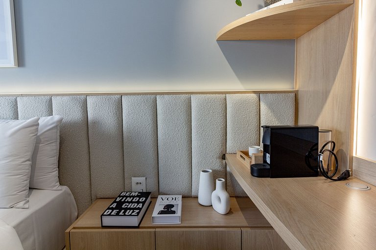 Studio Moderno em Moema com Vista da Cidade