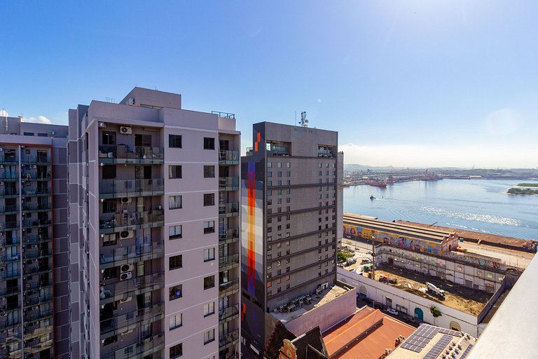 Apto completo no Rio Energy c/ cama queen