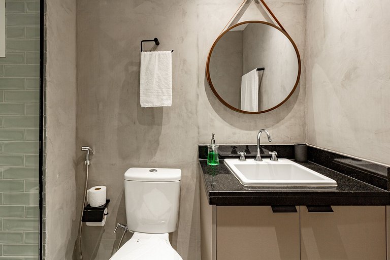 Apto elegante com Sacada e Estrutura Completa