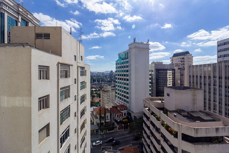 Apto Moderno na Paulista | TV Giratória e Wi-Fi
