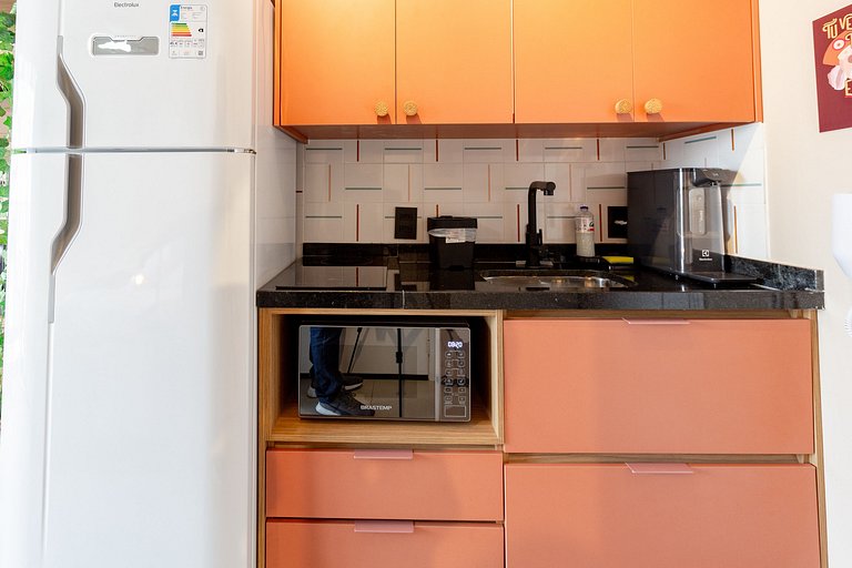 Elegância e aconchego: Apto completo na Paulista
