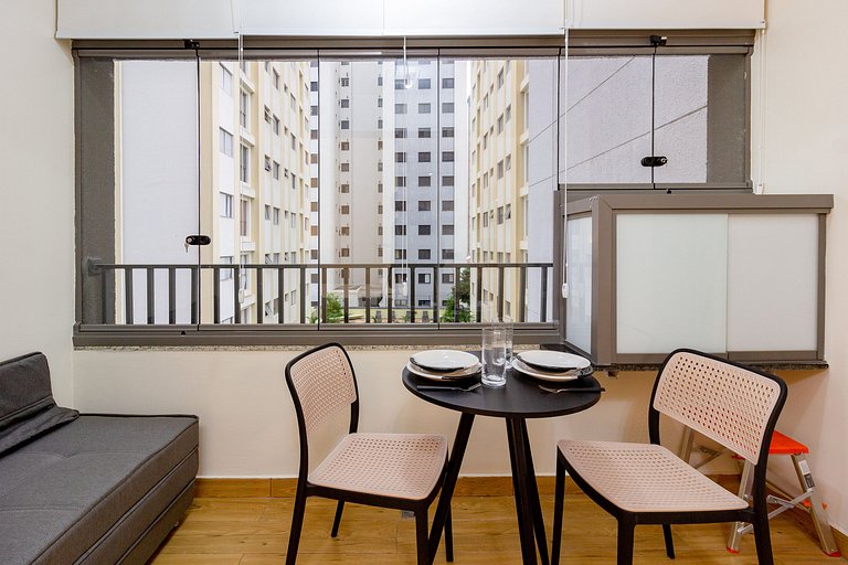 Apt completo e moderno c/ WiFi na Vila Clementino
