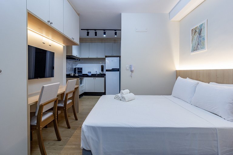Apt completo e moderno c/ WiFi na Vila Clementino