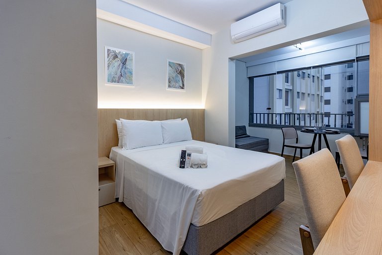 Apt completo e moderno c/ WiFi na Vila Clementino