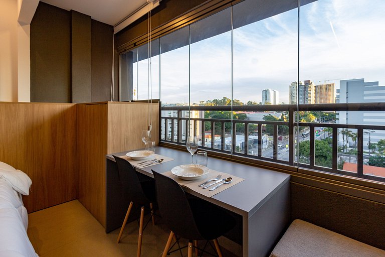 Studio Moderno no ON Brooklin com Vista
