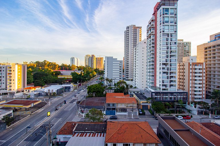 Studio Moderno no ON Brooklin com Vista