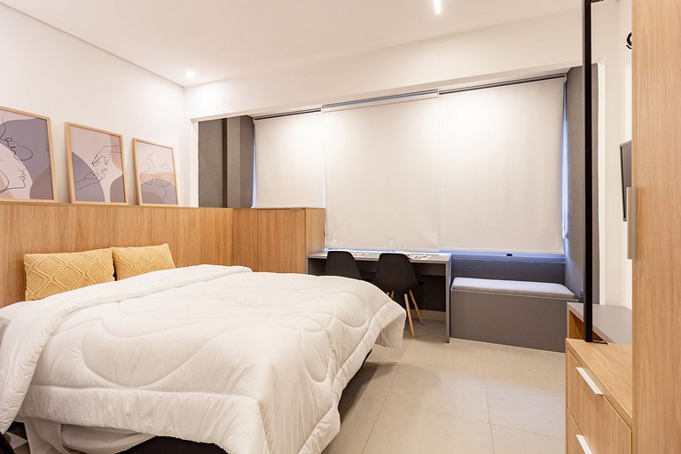 Studio Moderno no ON Brooklin com Vista