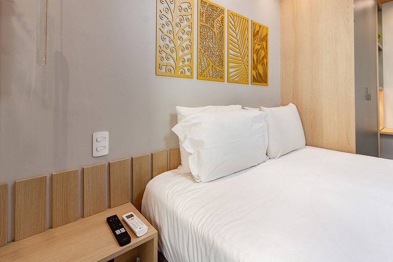 Alto padrão c/ cama queen na Vila Nova Conceição