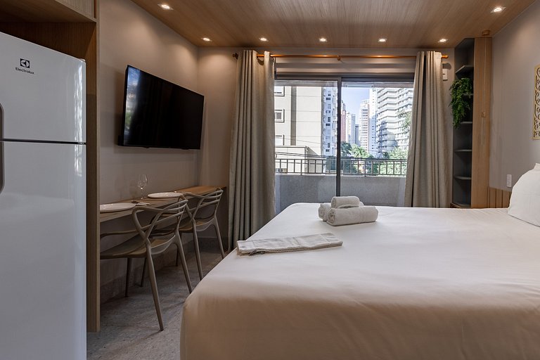 Alto padrão c/ cama queen na Vila Nova Conceição