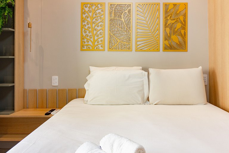 Alto padrão c/ cama queen na Vila Nova Conceição