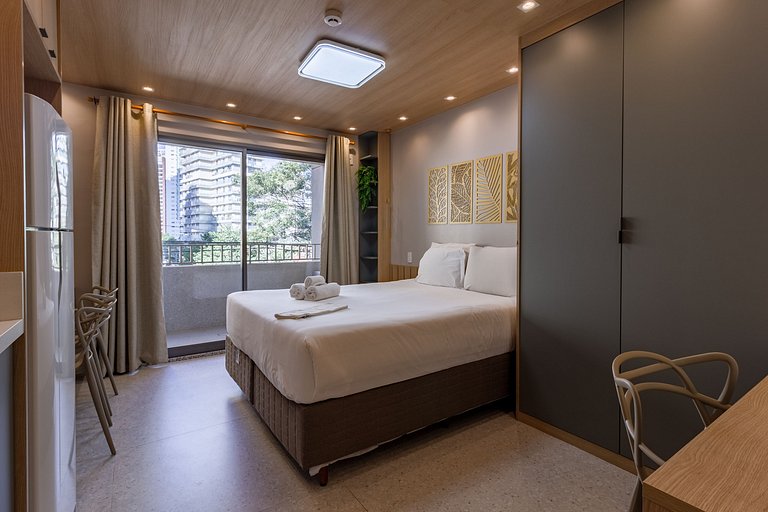 Alto padrão c/ cama queen na Vila Nova Conceição